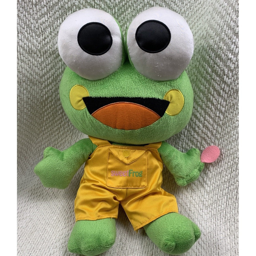 Sweet Frog Large Plush Fully Rely On God 20 Inches 2011 Frozen Premium Yogurt‎